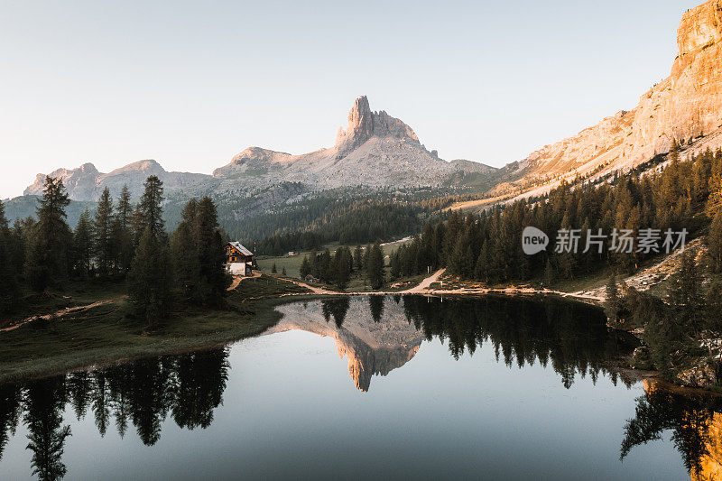 Lago Federa, Dolomites，意大利阿尔卑斯山，意大利